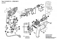 Bosch 0 603 997 961 Psb 500 R Percussion Drill 230 V / Eu Spare Parts